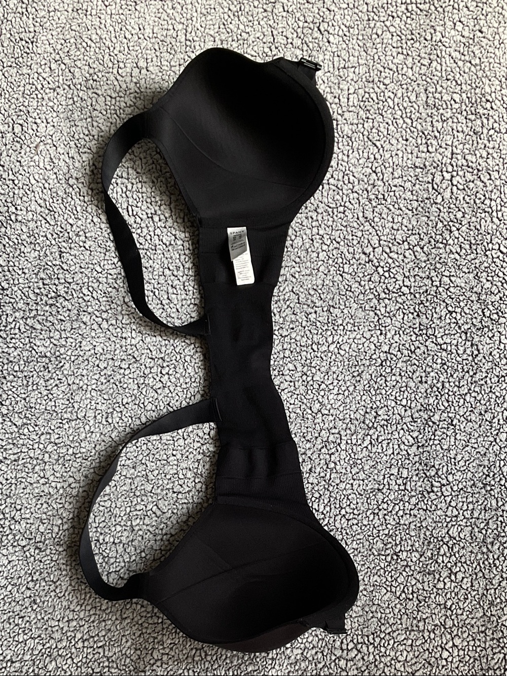SPANX Black Smooth Molded Support Bra - Picture 4 of 8